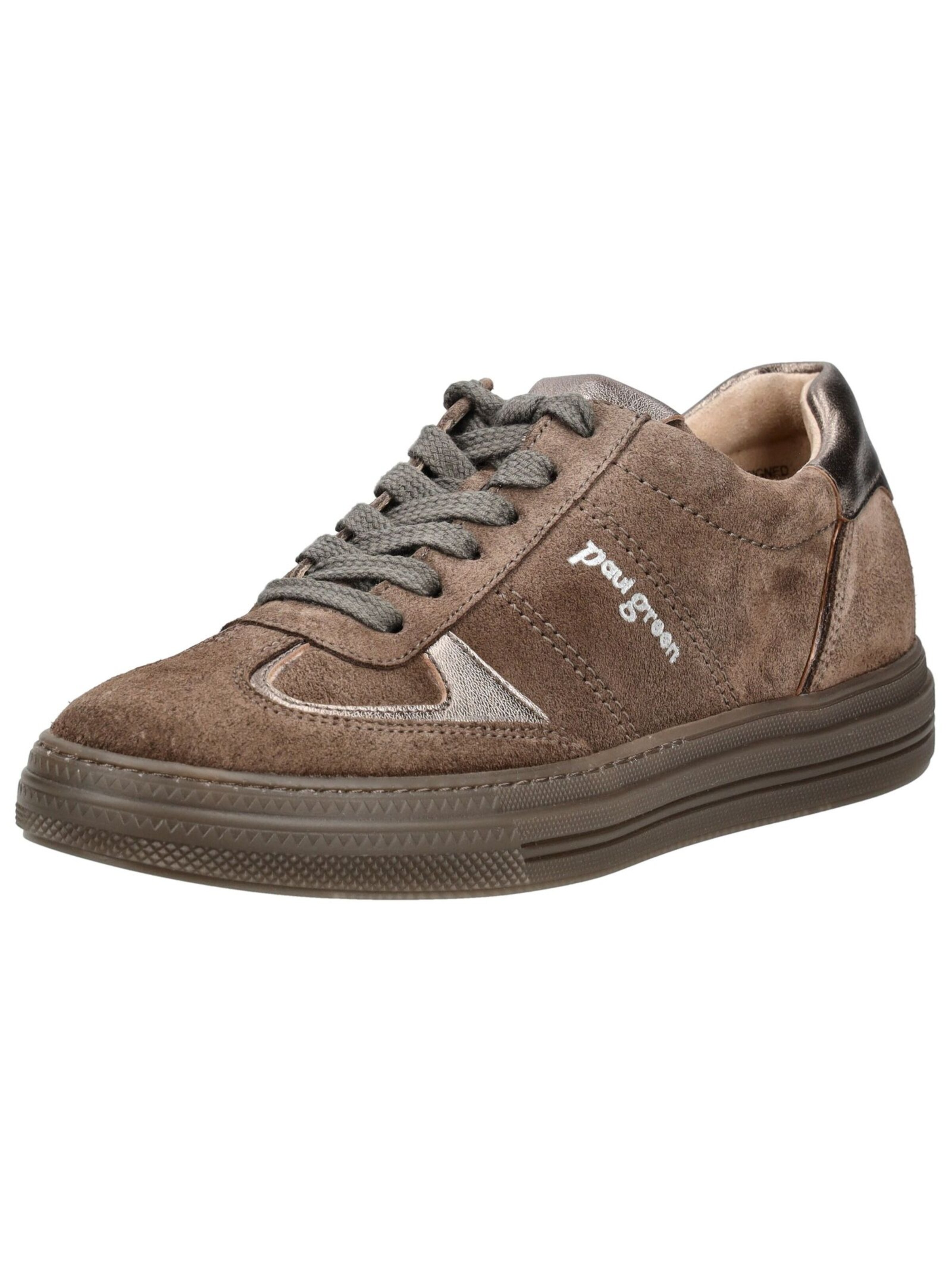 Paul Green Sneakers laag in Bruin: voorkant