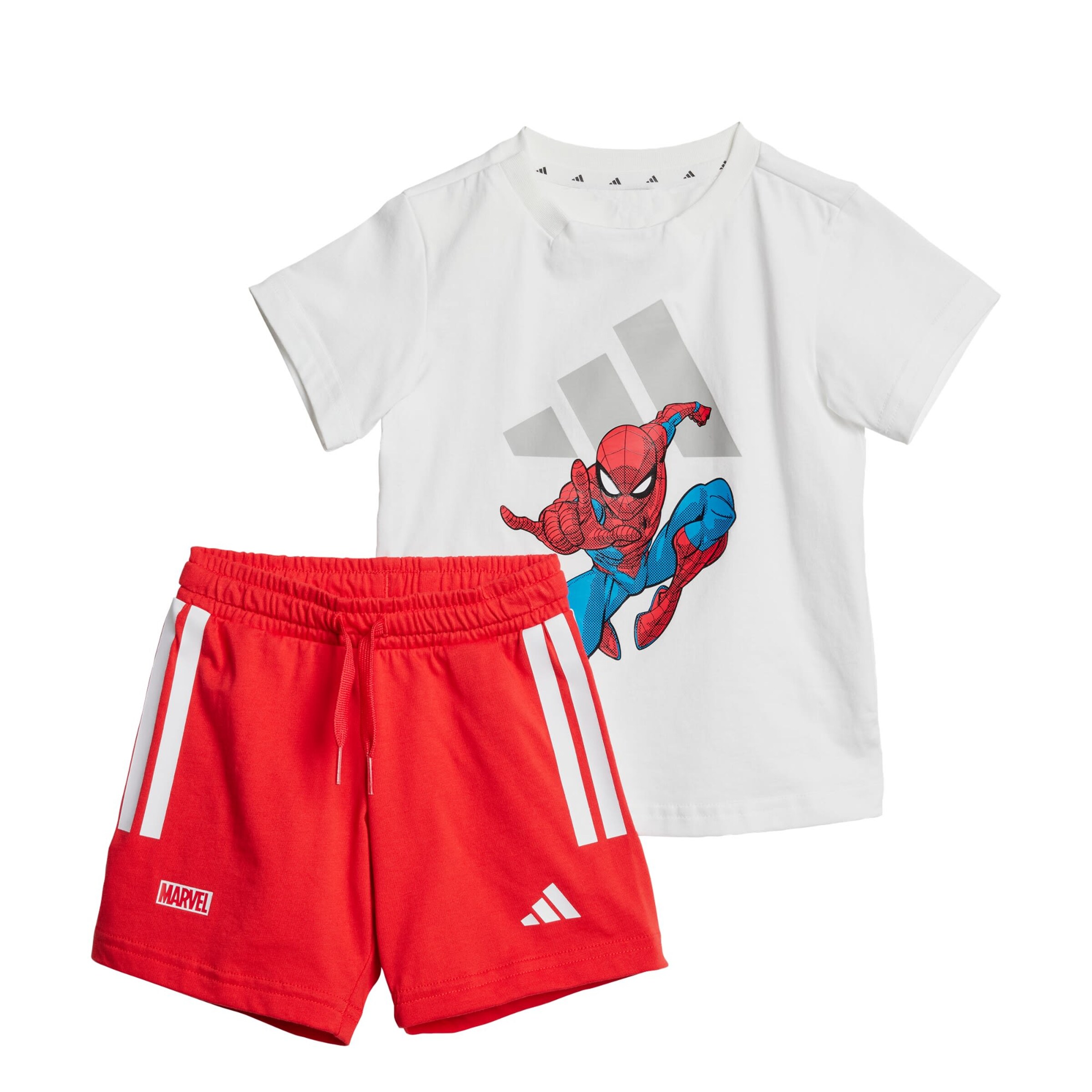ADIDAS SPORTSWEAR Tracksuit 'ADIDAS MARVEL SPIDER-MAN T-SHIRT' in Red