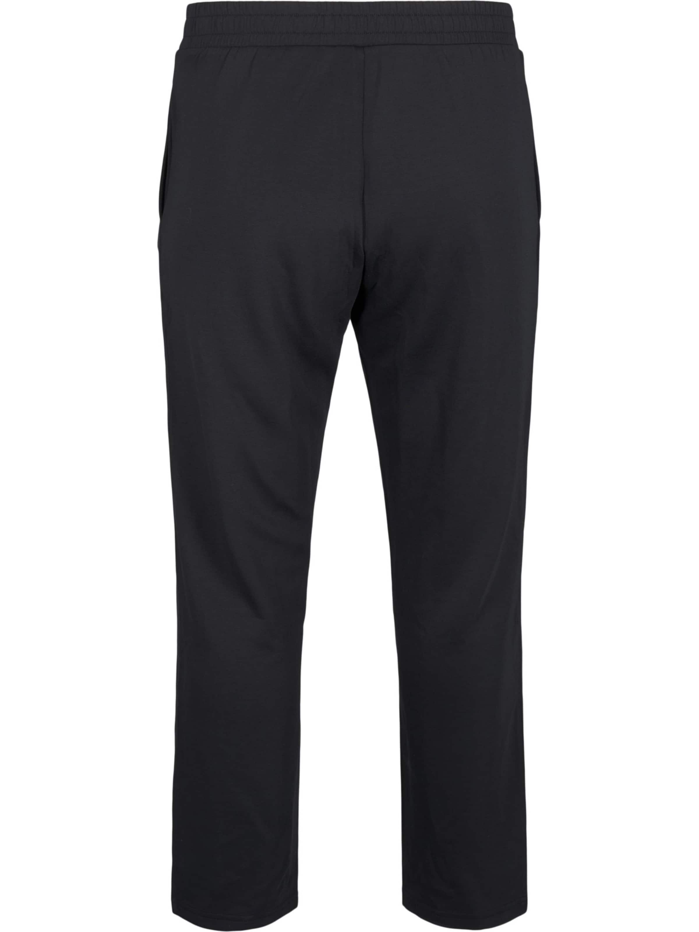 Zizzi Loosefit Παντελόνι 'MALISA' σε μαύρο