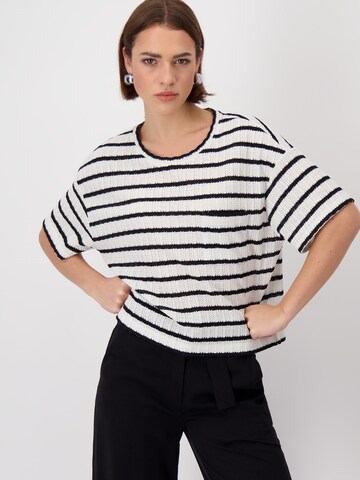 monari Pullover in Weiß: Vorderseite