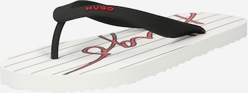 HUGO T-bar sandals 'Arvel' in White: front