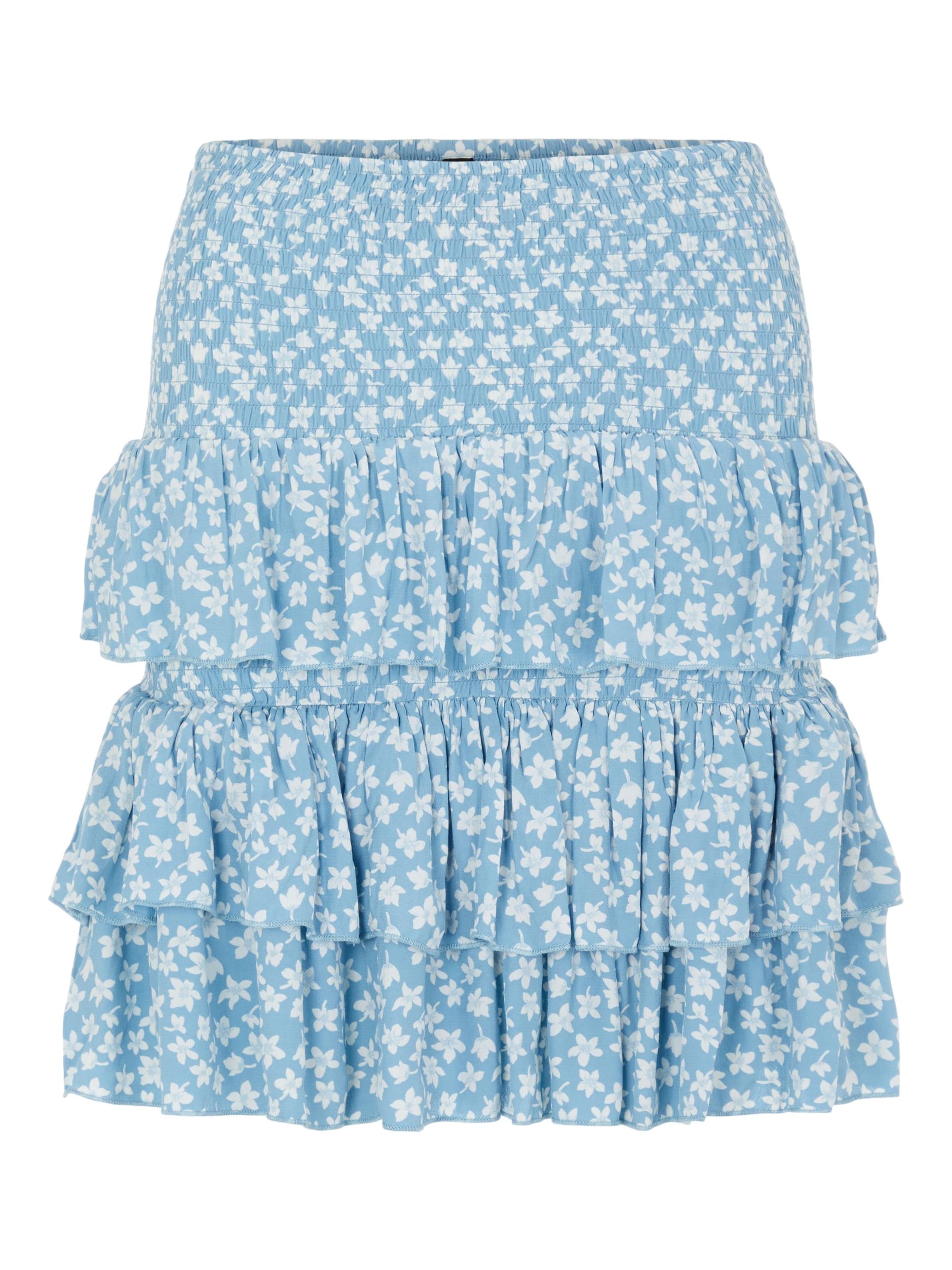 Jupe 'Lura' YAS en bleu : devant