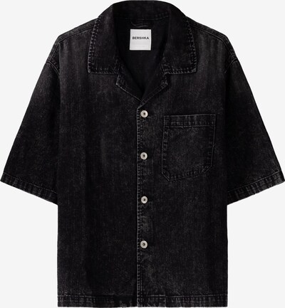 Bershka Chemise en noir denim, Vue avec produit