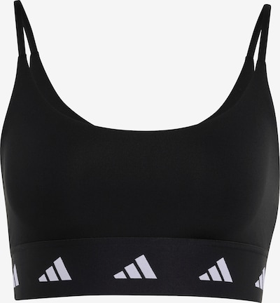 ADIDAS PERFORMANCE Sport-BH in L in schwarz / weiß, Produktansicht