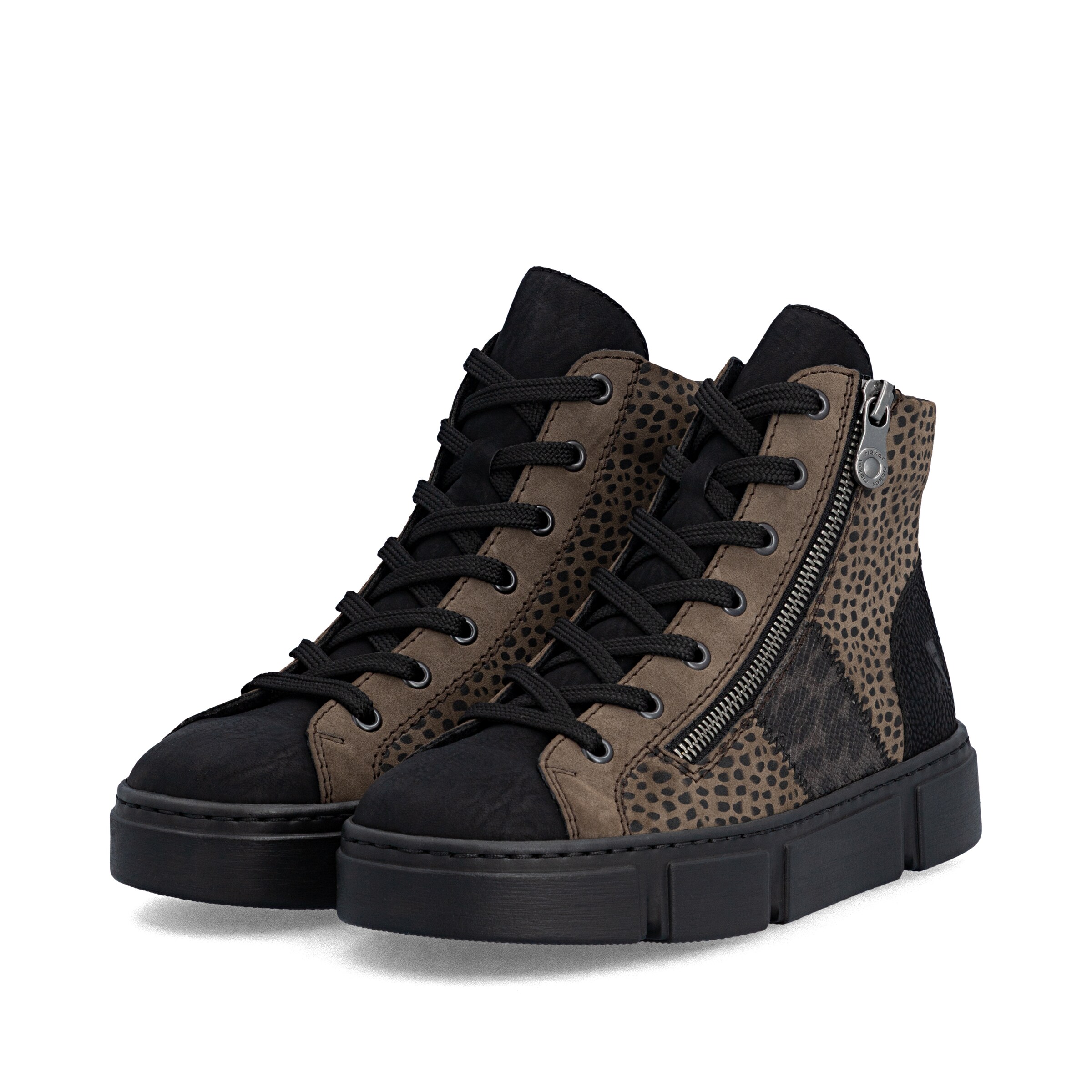 Baskets basses Rieker en marron