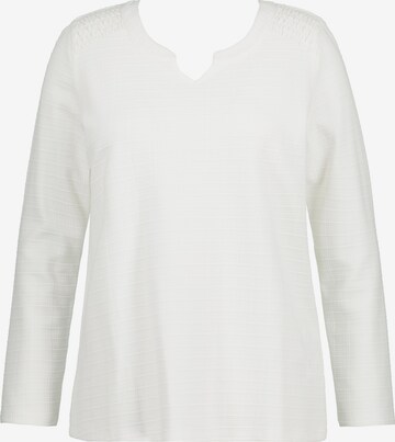 Ulla Popken Shirt in Wit: voorkant