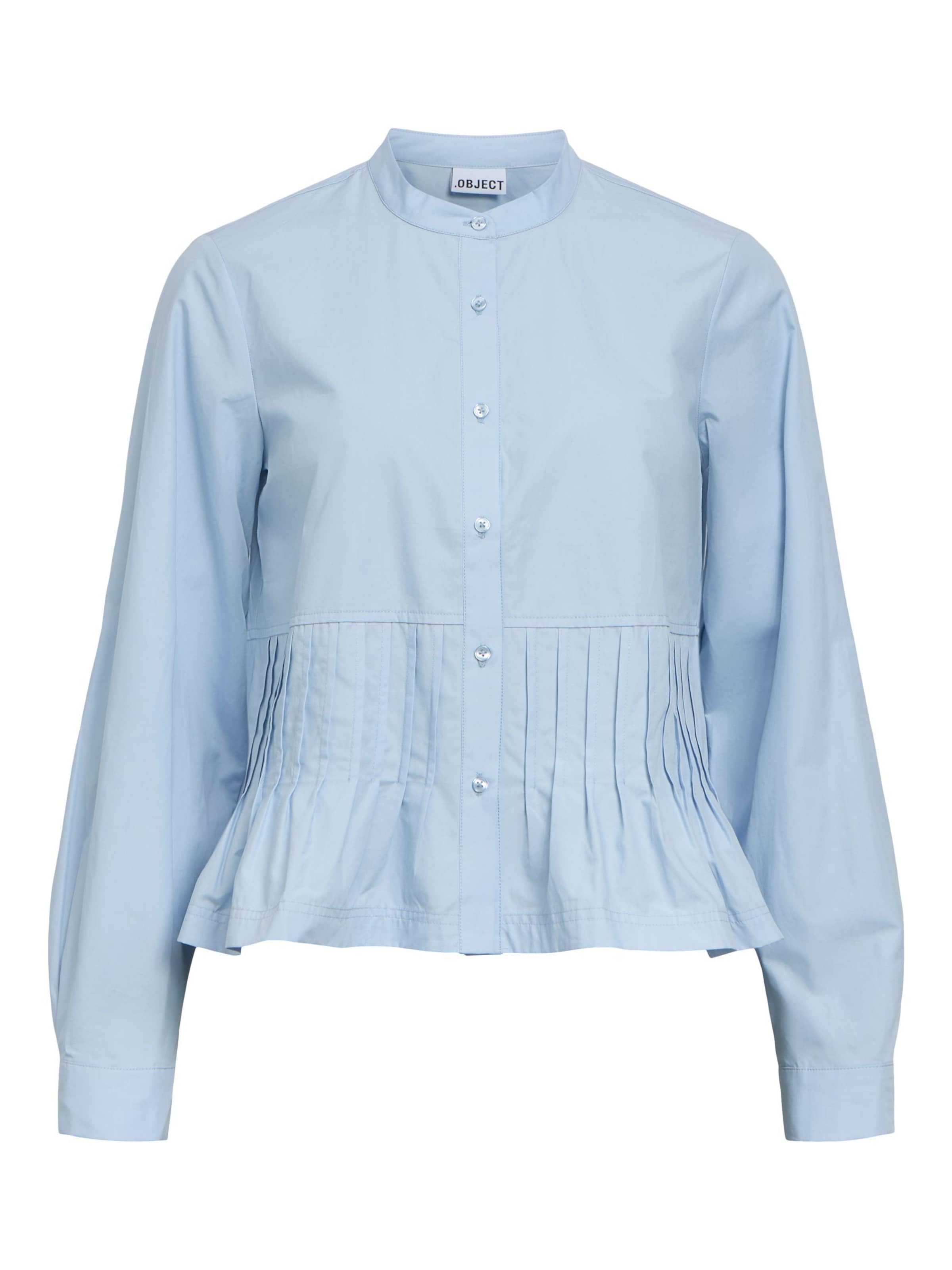 Camicia da donna di OBJECT in blu: frontale