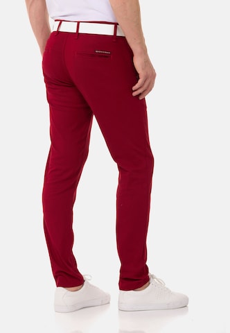 CIPO & BAXX Regular Chino Pants in Red