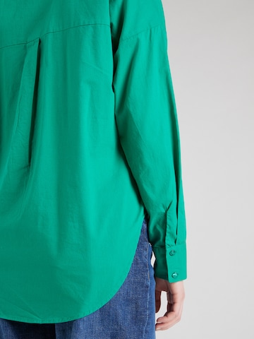PIECES Блуза 'TANNE' в зелено