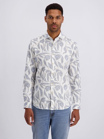 PIERRE CARDIN Regular fit Overhemd in Blauw