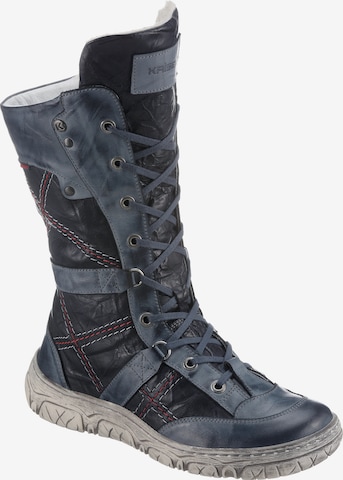 KRISBUT Lace-Up Boots in Blue