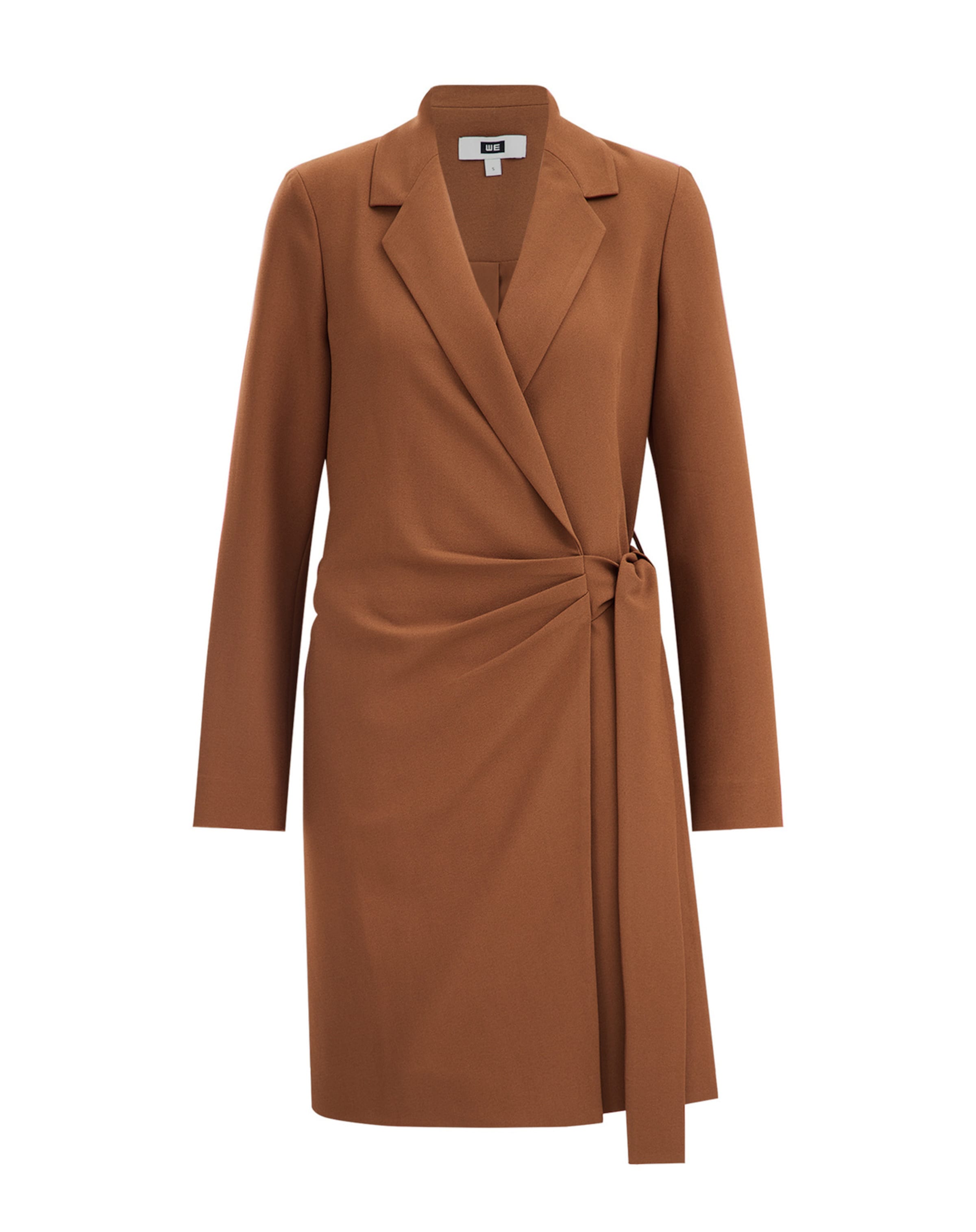 WE Fashion Sukienka w kolorze brązowy: przód