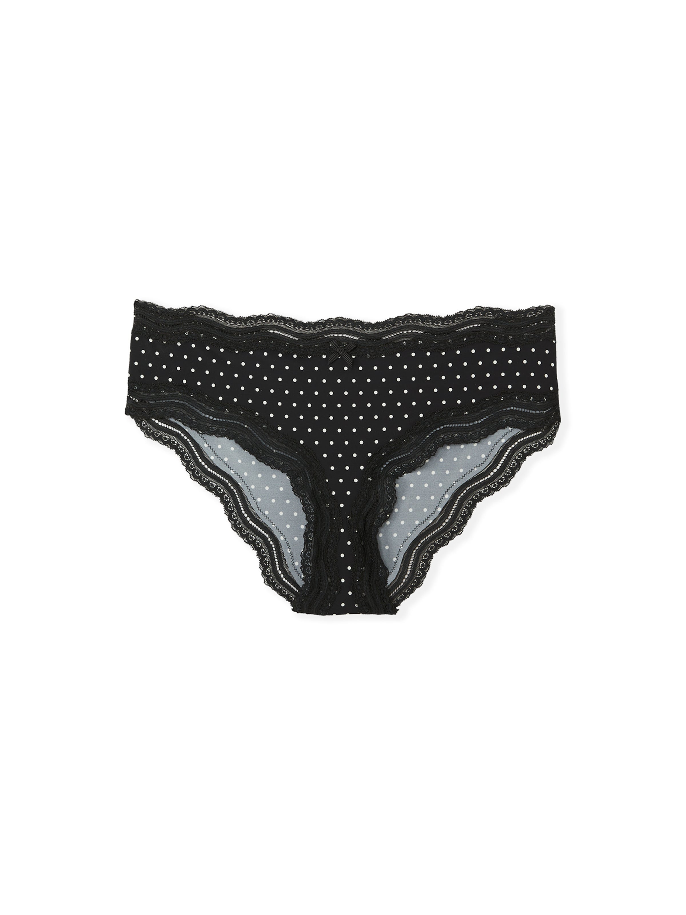 ETAM Boyshorts 'Soul' in Black: front