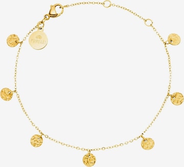 PURELEI Armband 'Malihini Coin' in Goud: voorkant