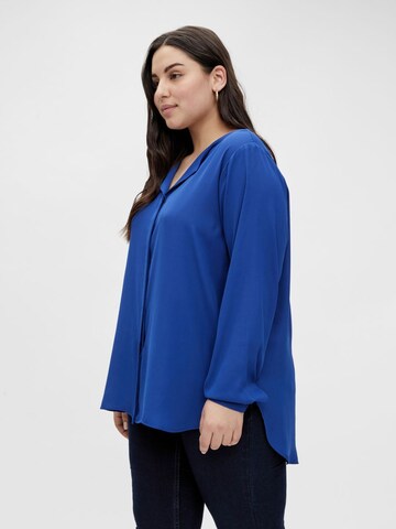 EVOKED Bluse in Blau