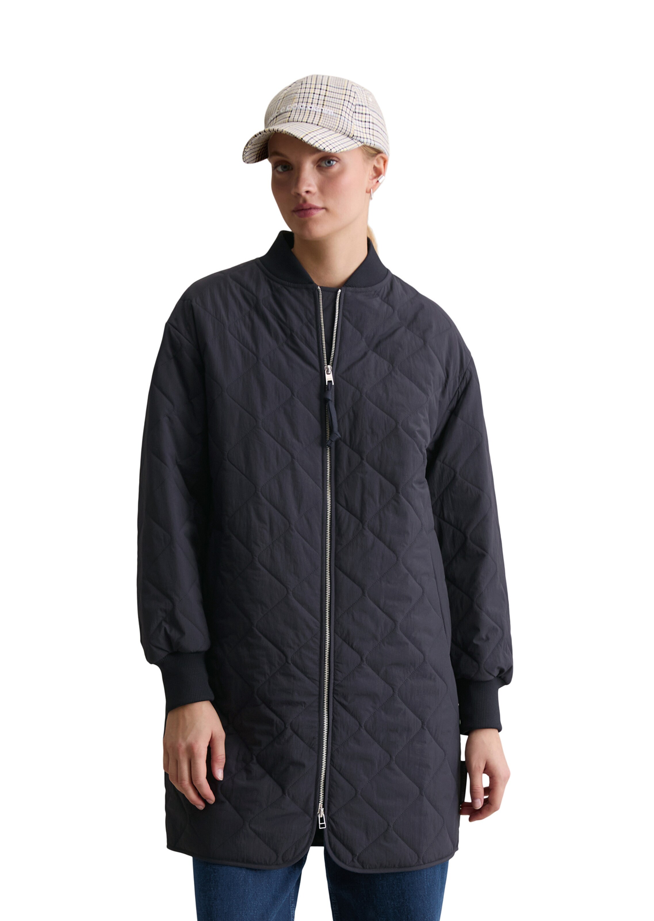 Marc O'Polo DENIM Steppmantel in Blau: Vorderseite