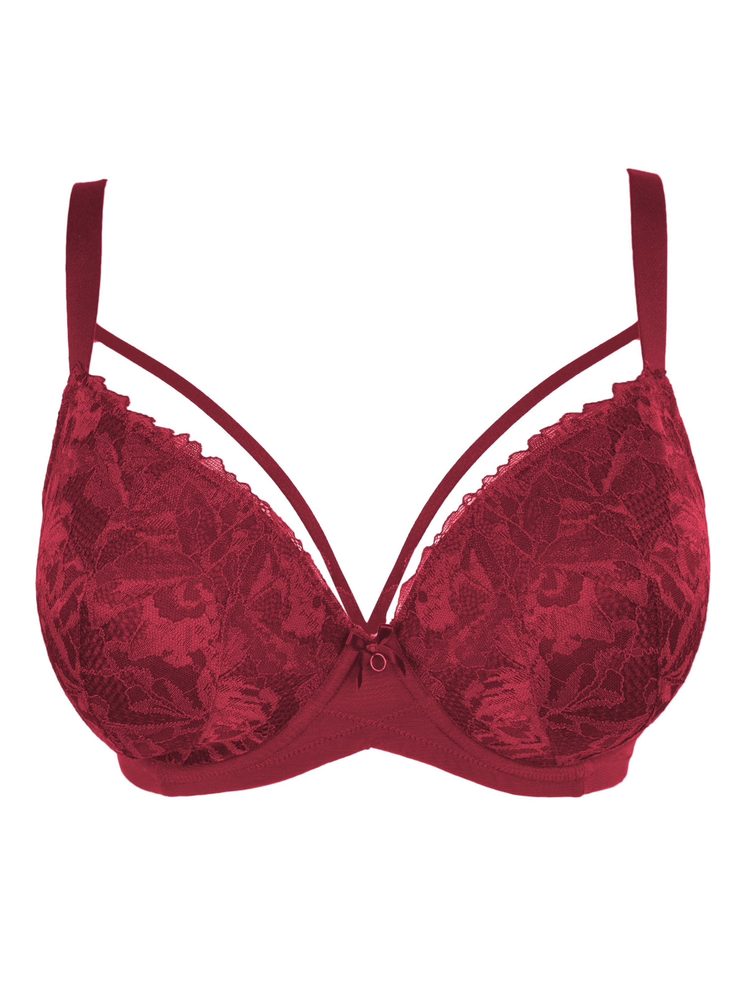Invisible Soutien-gorge 'Vienna' SugarShape en rouge : devant