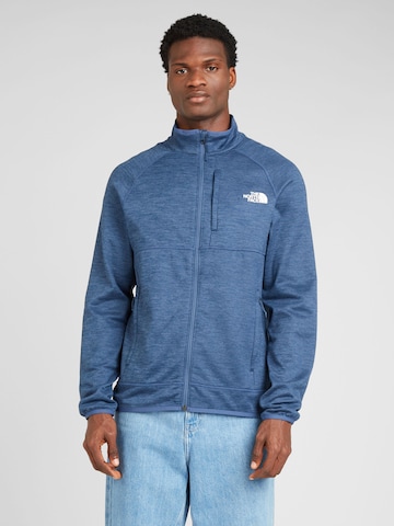 Giacca di pile funzionale 'CANYONLANDS' di THE NORTH FACE in blu: frontale