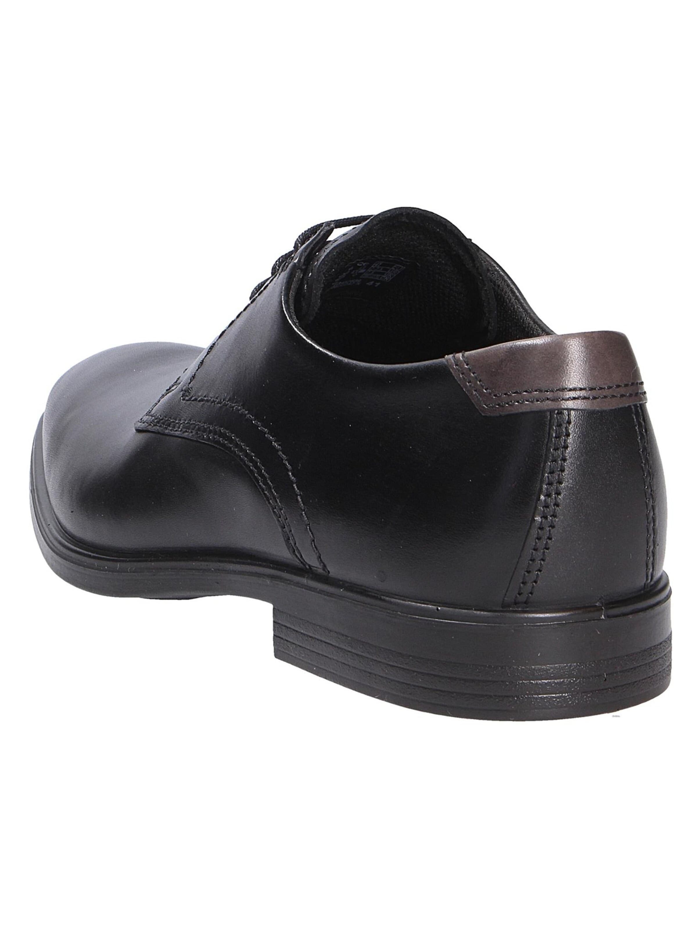ECCO Lace-Up Shoes 'Melbourne' in Black