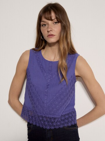 Apricot Blouse ' ' in Purple: front