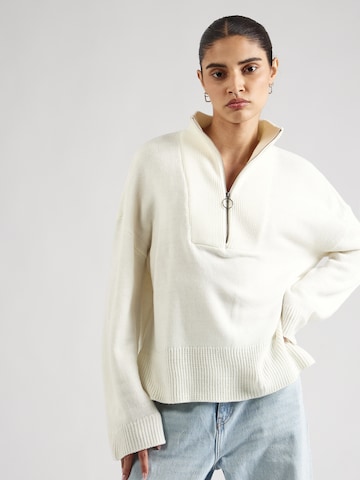 mbym - Pullover 'Fleta' em branco: frente