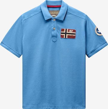NAPAPIJRI Bluser & t-shirts 'E-ARCHIVE' i blå: forside
