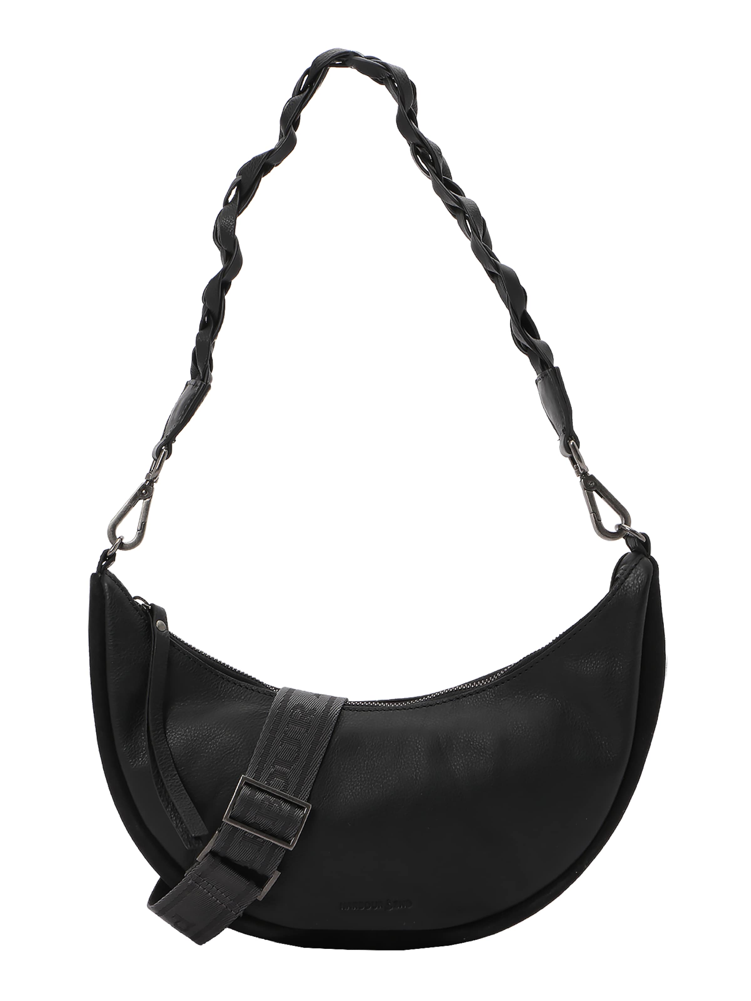 Harbour 2nd Schoudertas 'Calista' in Zwart: voorkant