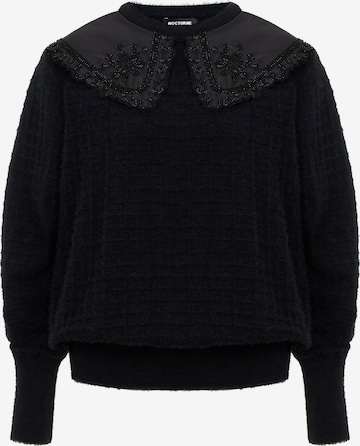 NOCTURNE Sweater in Black: front