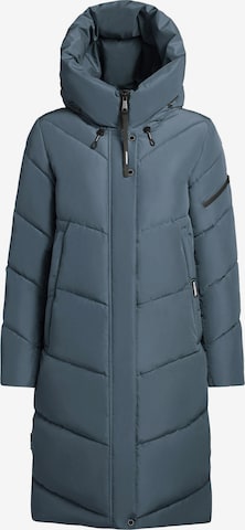 khujo Wintermantel 'Jange-YM' in Blau: Vorderseite