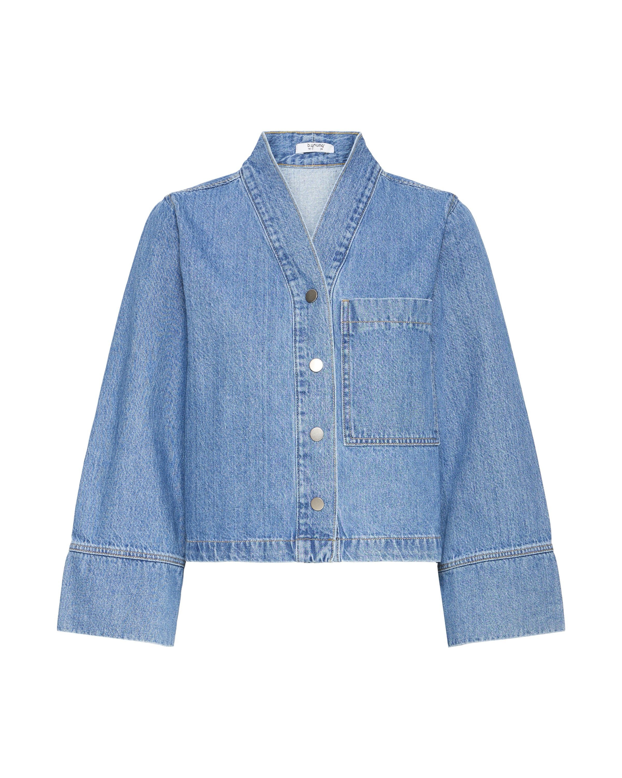 b.young Overgangsjakke i blå: forside