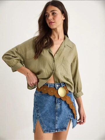 Bianco Lucci Blouse in Green