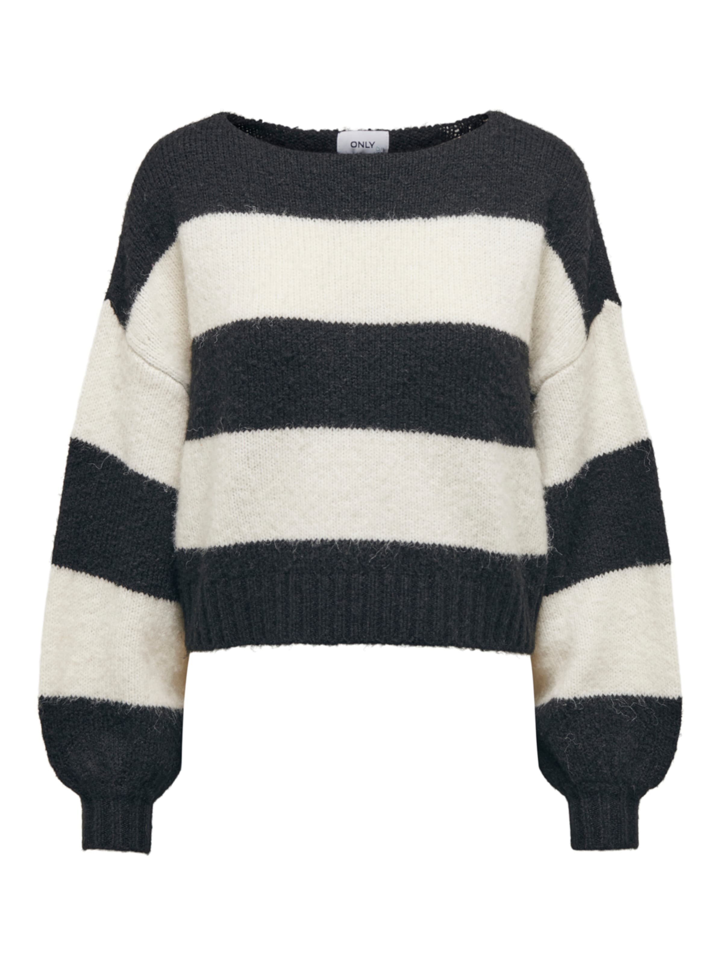 ONLY Pulóver 'ONLAya' - fekete: elől