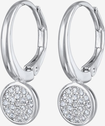 Auskarai iš ELLI, spalva – sidabrinė / skaidri spalva, Prekių apžvalga