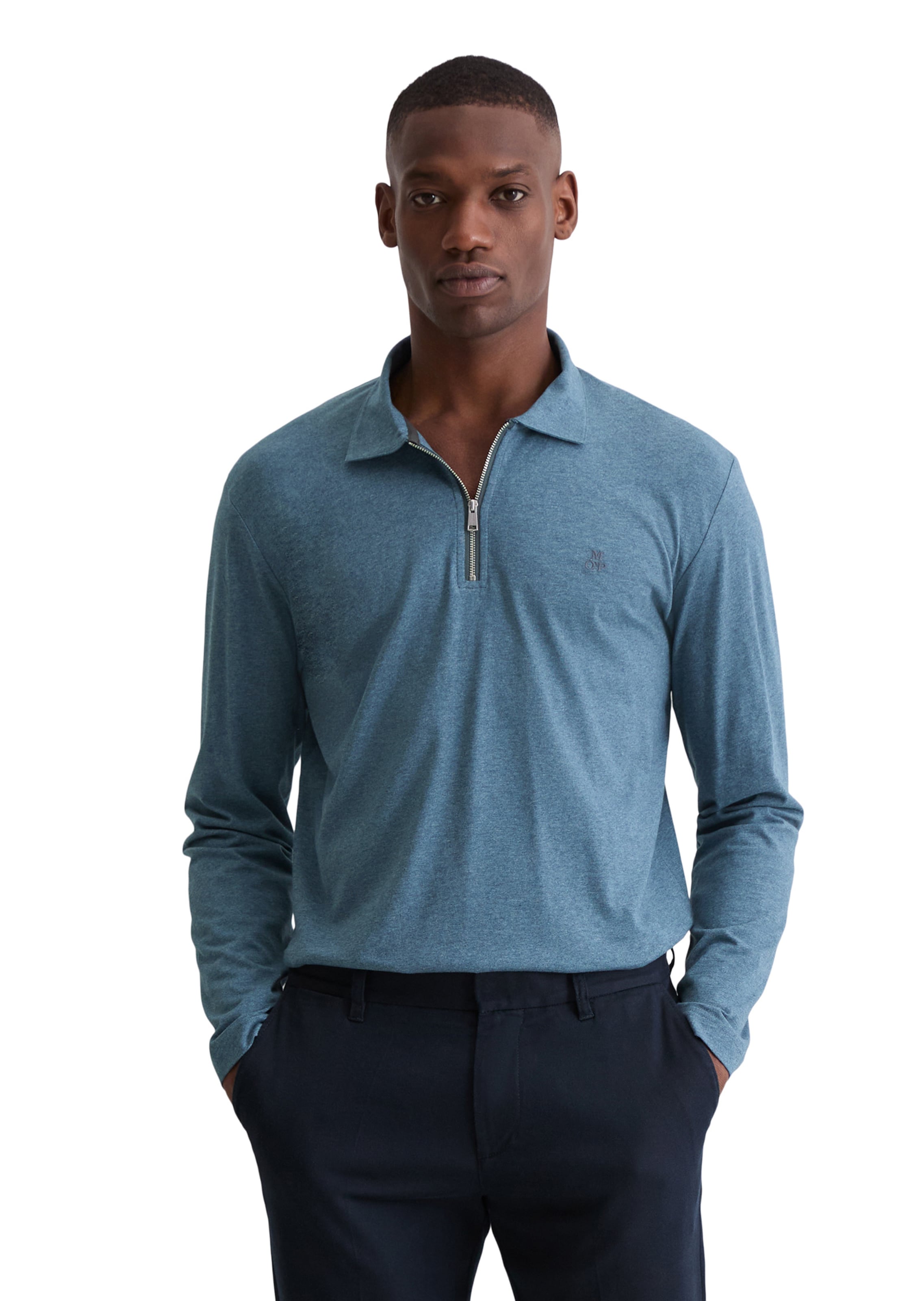 Marc O'Polo Shirt 'DfC' in Blue: front