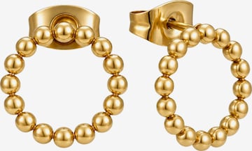 Boucles d'oreilles GOOD.designs en or : devant