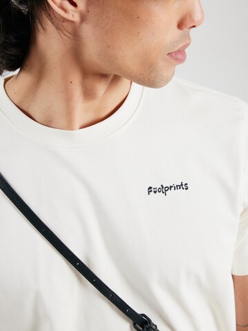 KnowledgeCotton Apparel Tričko – béžová