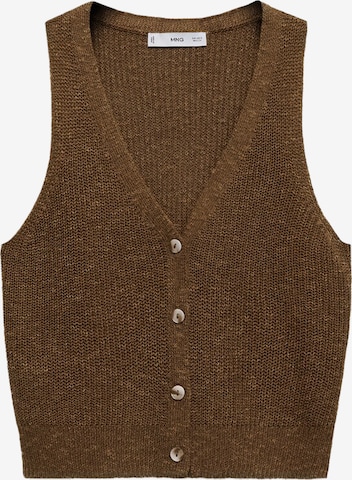 MANGO Pullunder 'JAZMIN' in Braun: Vorderseite