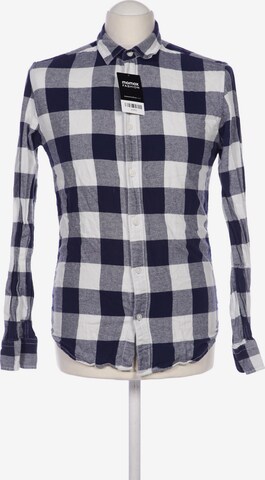 Only & Sons Button Up Shirt in S in Blue: front
