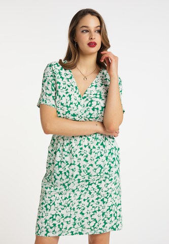 faina Summer Dress in Green: front