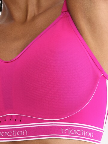Triumph Triaction Bralette Bra 'Cardio Breeze' in Pink