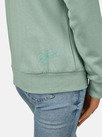 salzhaut Sweatshirt 'Sünn' in Groen