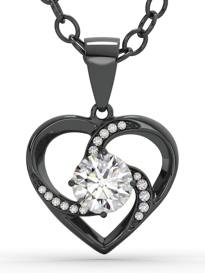 SERASAR Kette 'Emotion' in schwarz, Produktansicht