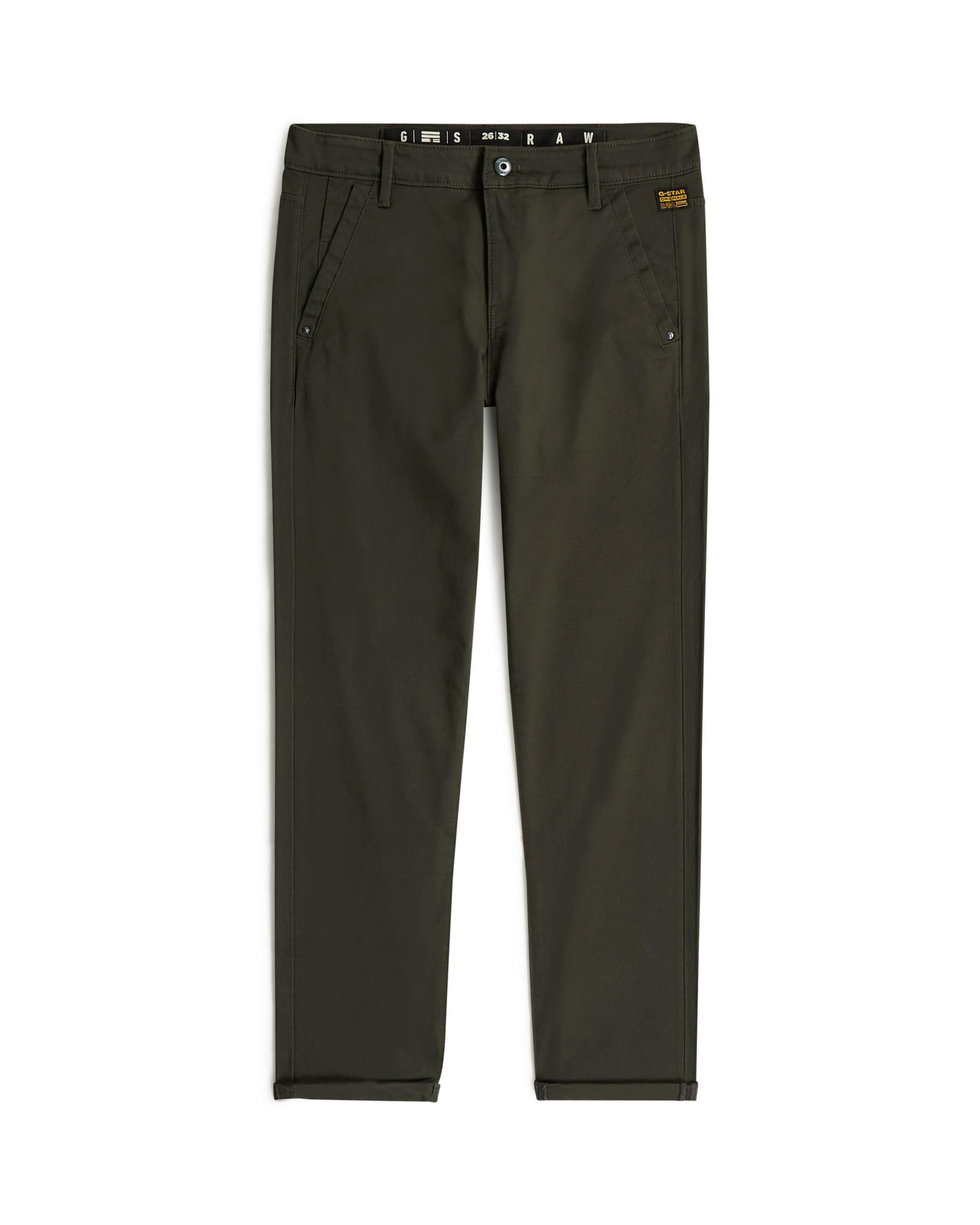G-STAR Loosefit Chino 'Kate' in Grijs: voorkant
