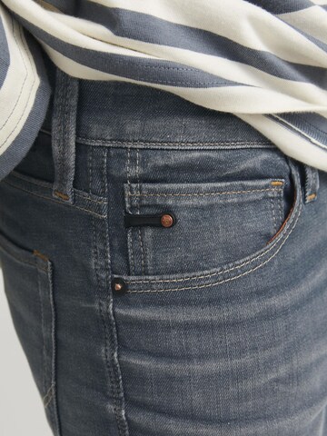 JACK & JONES Слим фит Дънки 'JJIGlenn JJIcon' в сиво