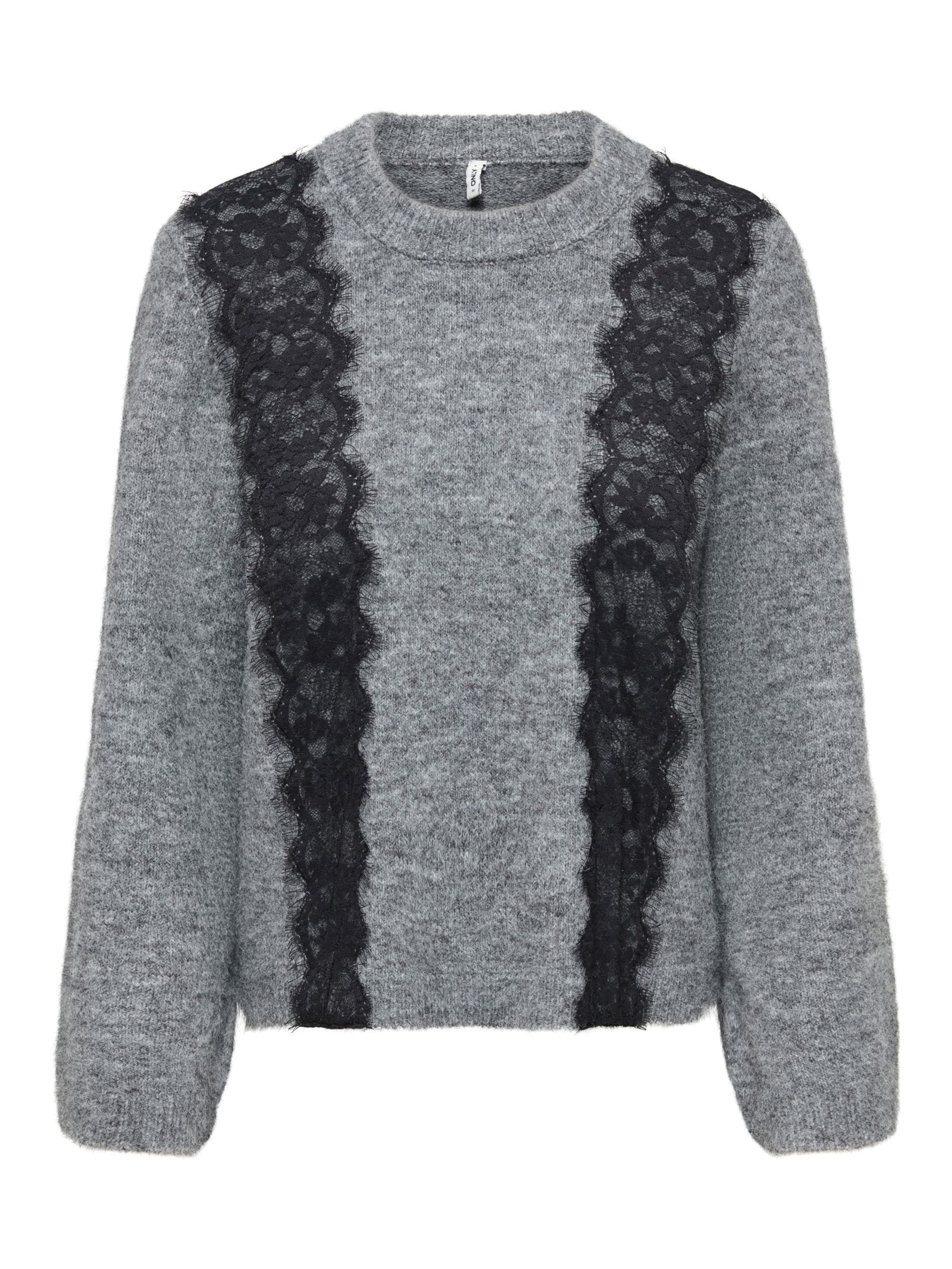 ONLY Pullover 'ONLMiggie' i grå: forside