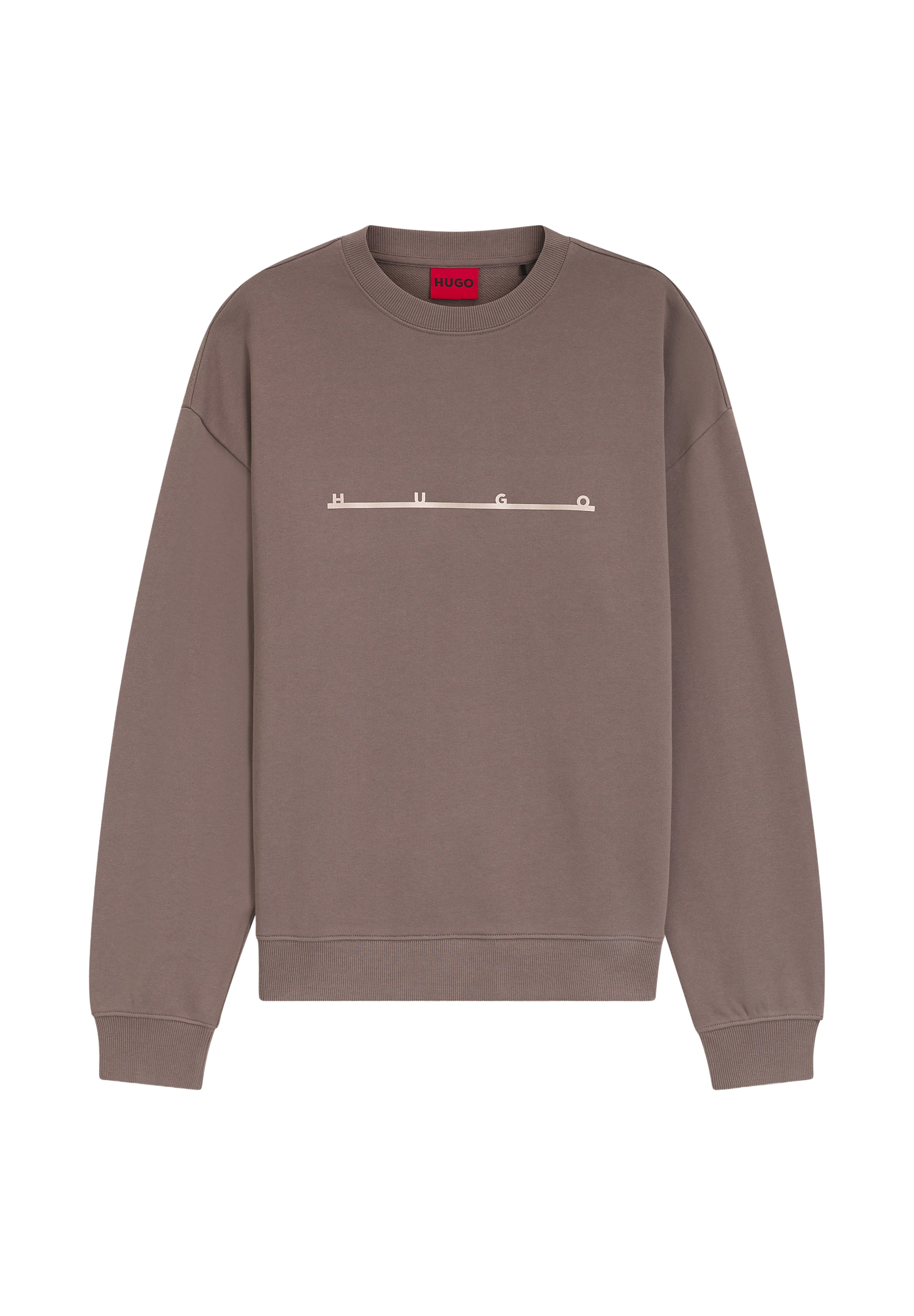 HUGO Sweatshirt 'Datrisweat' in XS in Beige / Chocolate, Item view