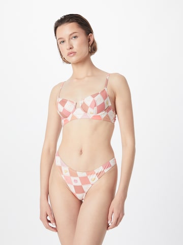 Nasty Gal Bustier Bikini in Orange: predná strana