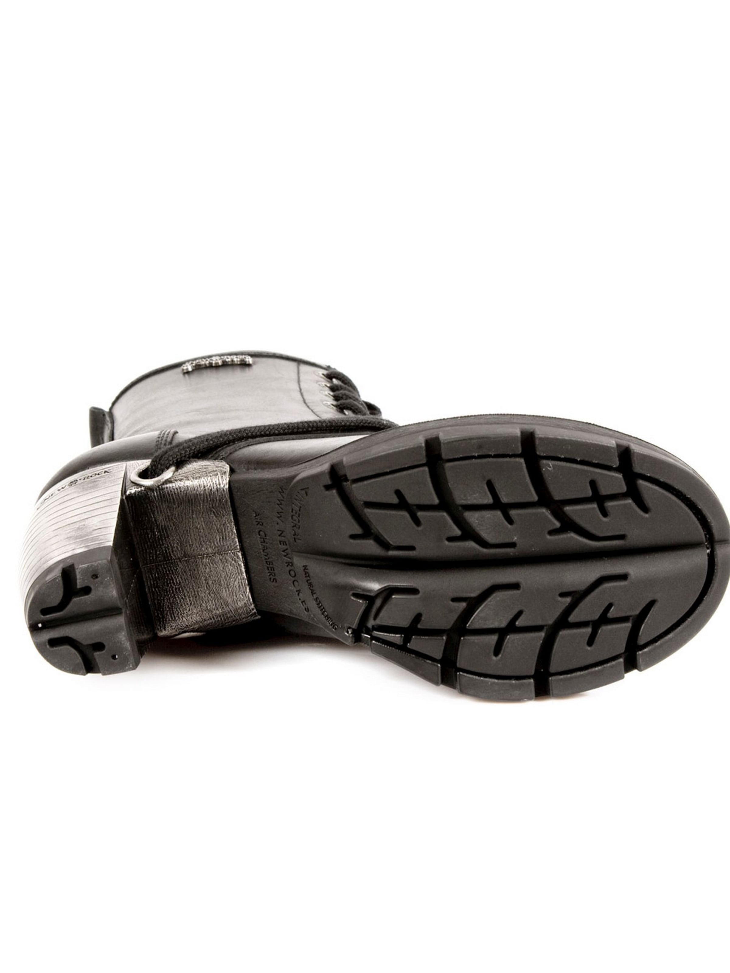 New Rock - Botas con cordones 'M-TR001-S1' en negro