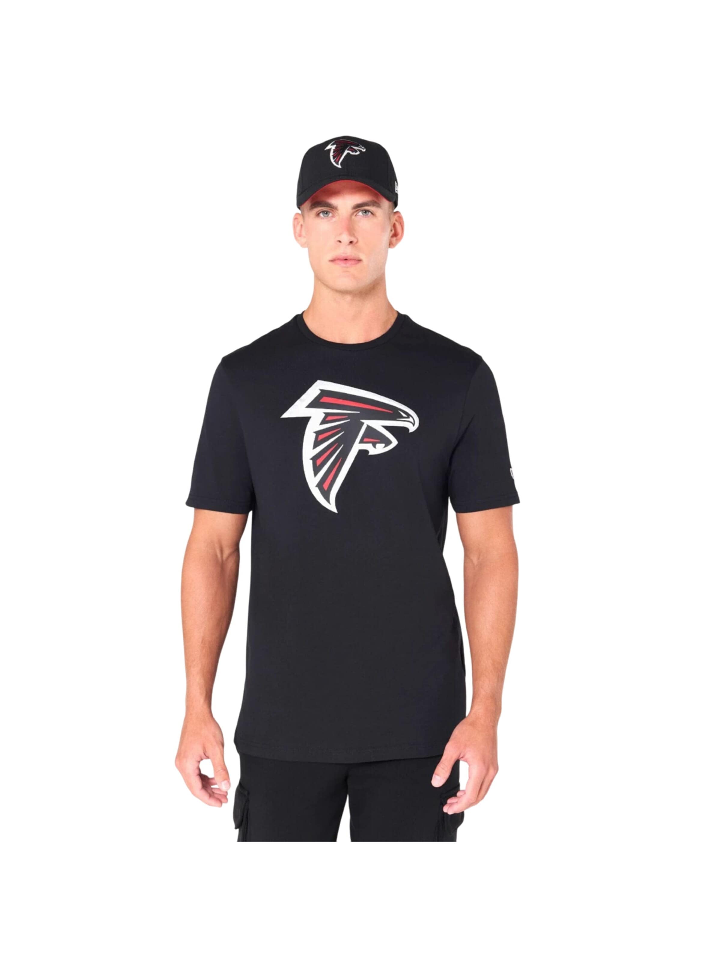 NEW ERA Shirt 'NFL Atlanta Falcons' in Black: front