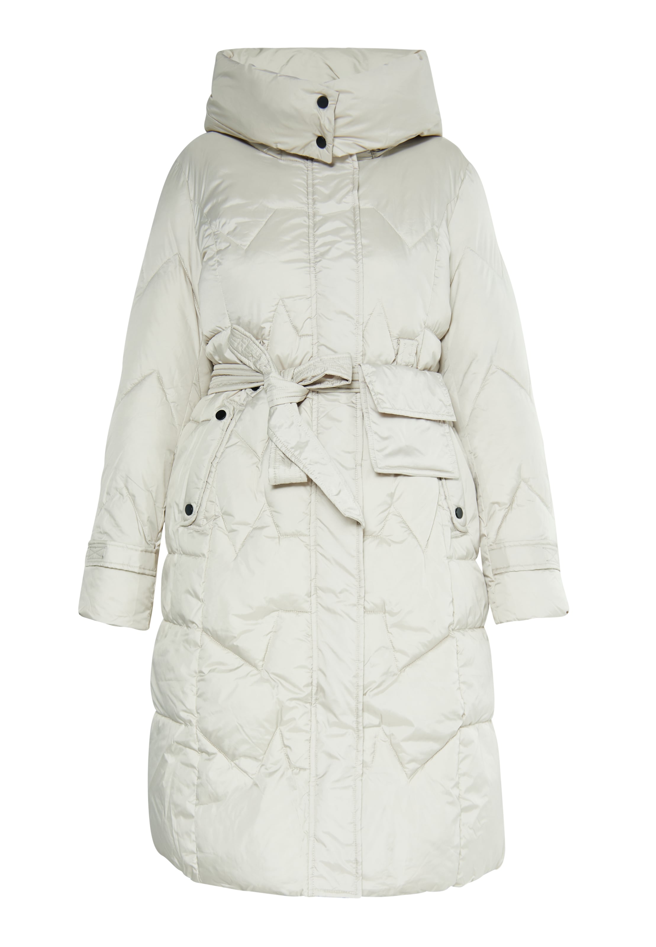 Manteau d’hiver caneva en gris : devant